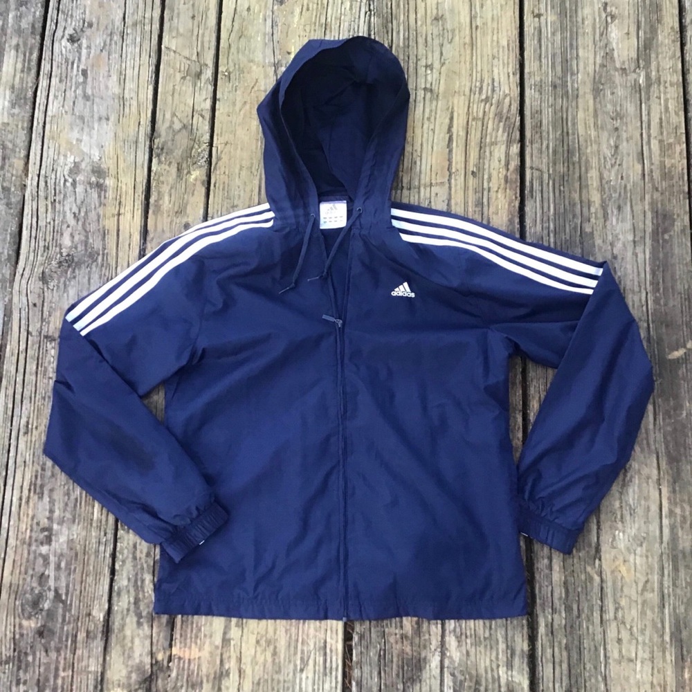 Essentials 3 Stripes Windbreaker - Picture 4 of 6